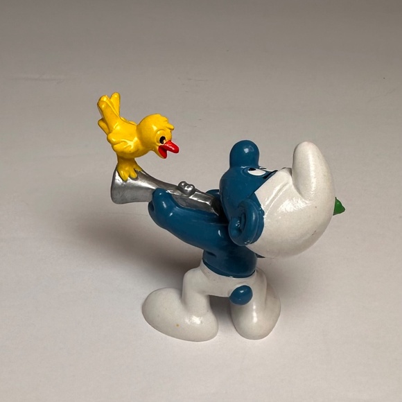 Vintage 1980 Schleich Bird Sho@ting Smurf – West Germany – Peyo - Picture 3 of 6